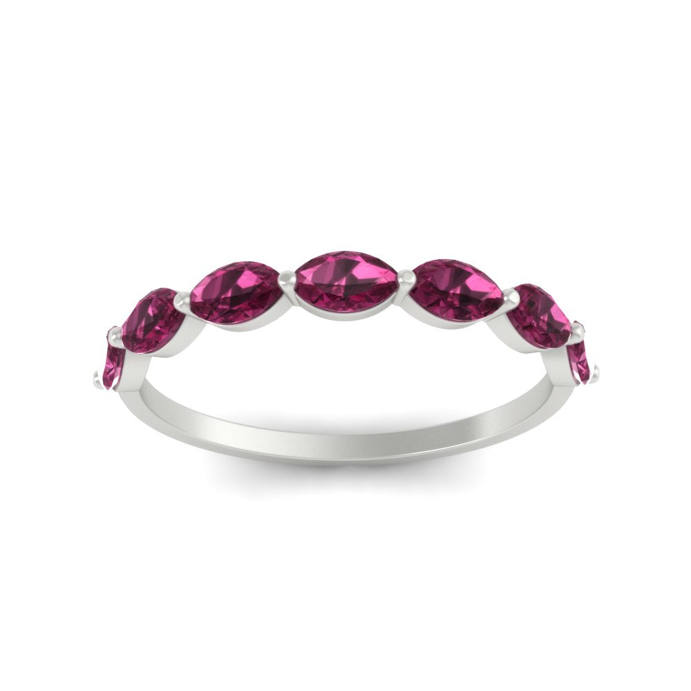 7 Stone Marquise East West 1 Carat Band