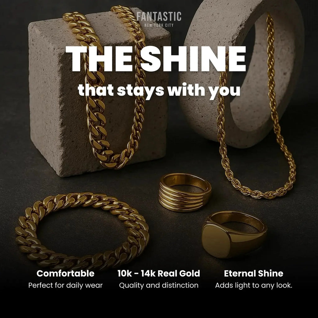 10K Gold- Solid Mariner Chain