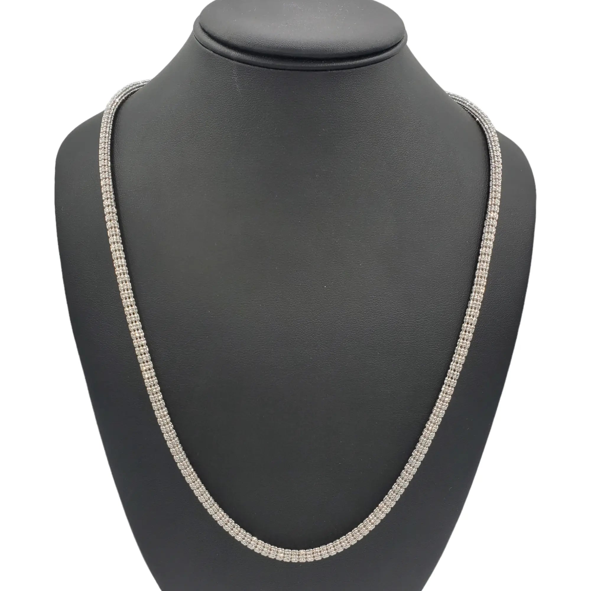 10K Gold- Ice Chain (White Gold)