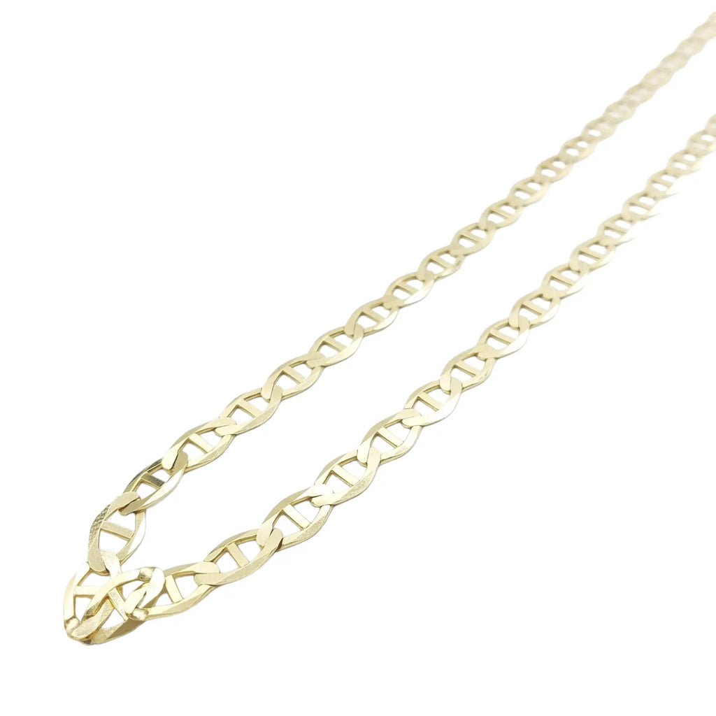 10K Gold- Solid Mariner Chain