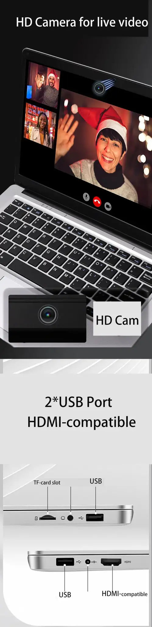 14 inch Cheap  Windows 10 Laptop Notebook Student Laptops WiFi Bluetooth Camera Computer