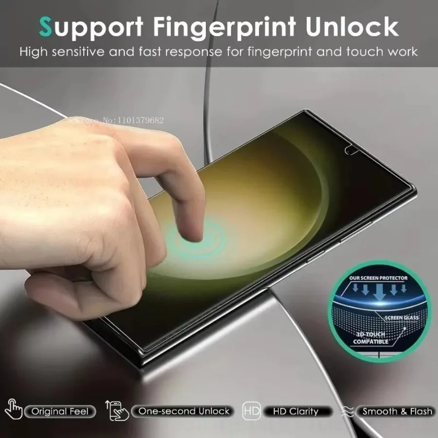 4pcs Matte Hydrogel Screen Protectors Samsung Galaxy S25 S24 S23 S22 S21 S20 Ultra Plus FE Note 20 10 Ultra Plus Full Coverage