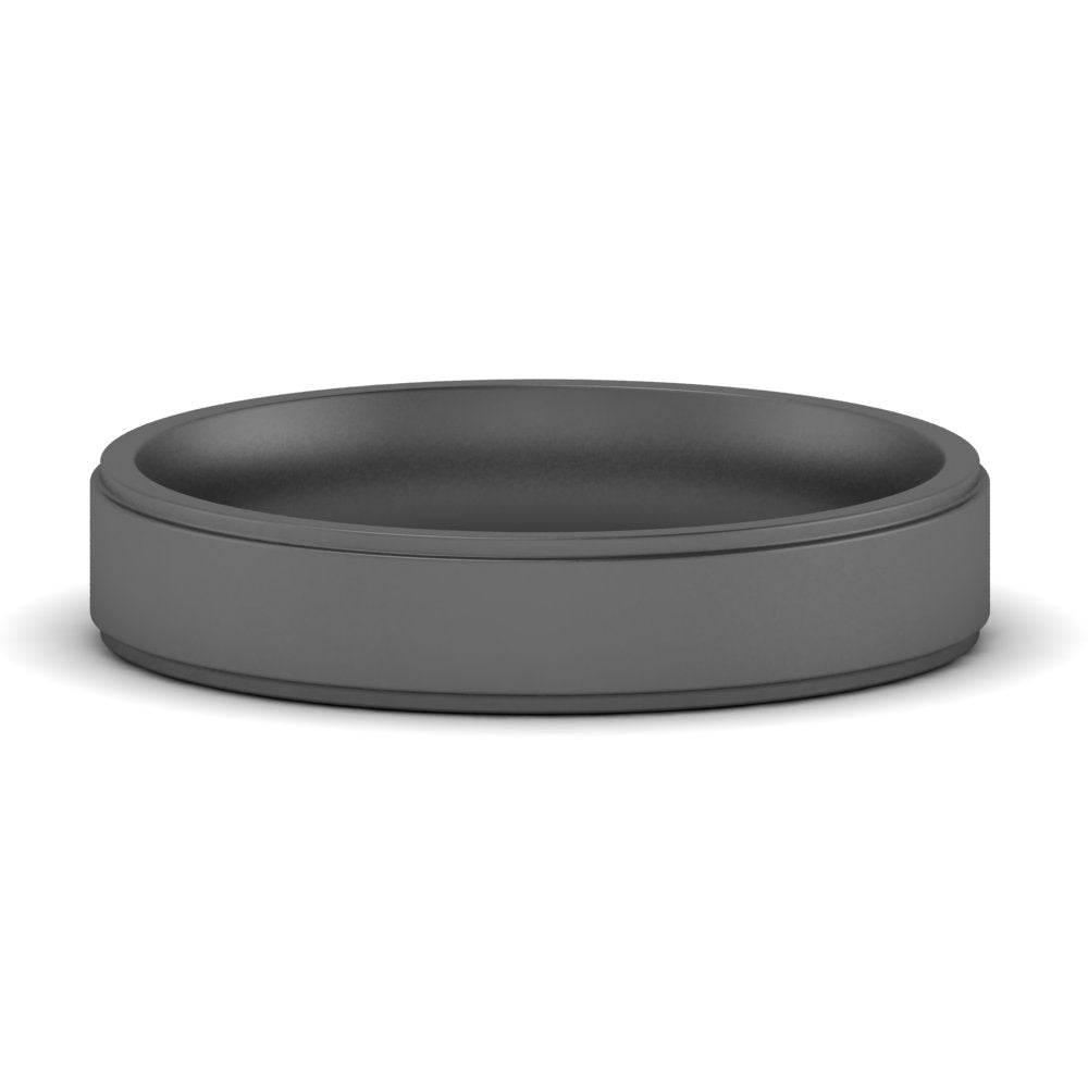 4 mm Steps Edge Comfort Fit Mens Band