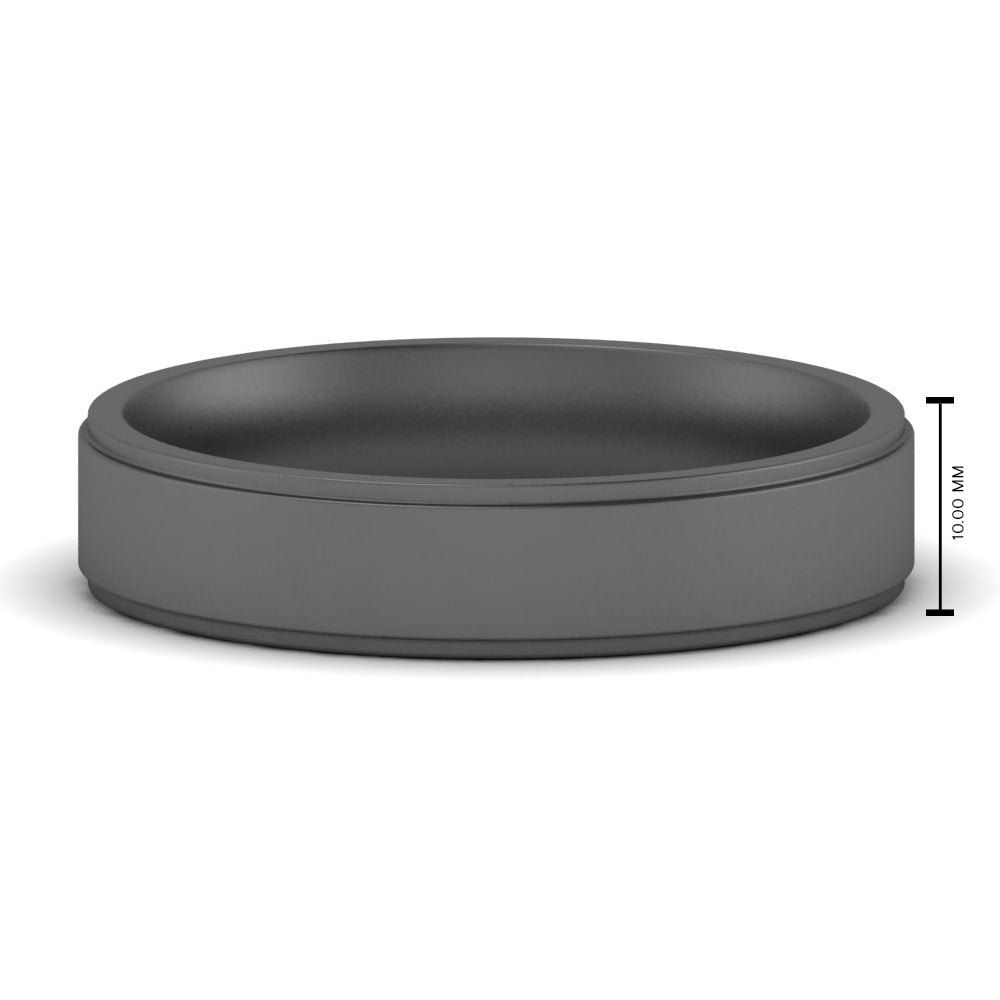 4 mm Steps Edge Comfort Fit Mens Band